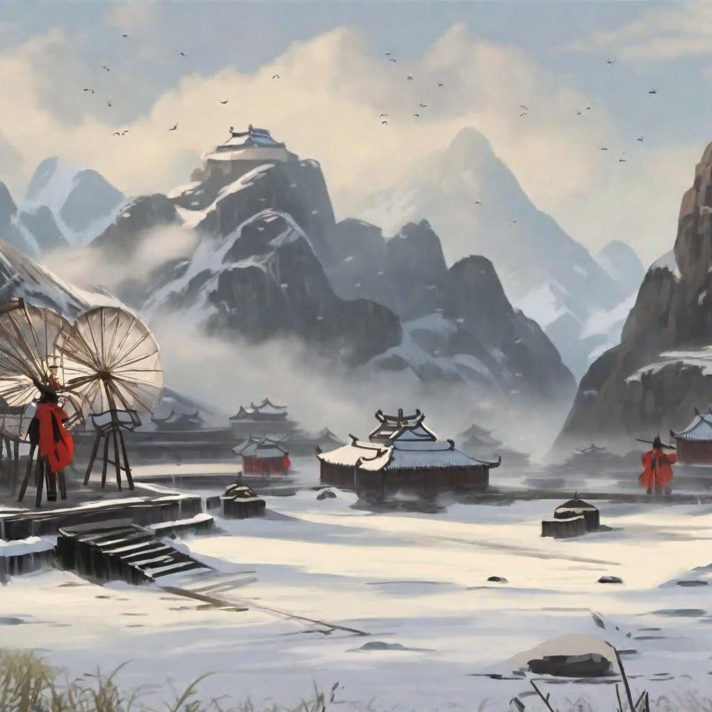  masterpiece, best quality,Generate a Xianxia wind cultivation scene, as long as the scene, not the characters