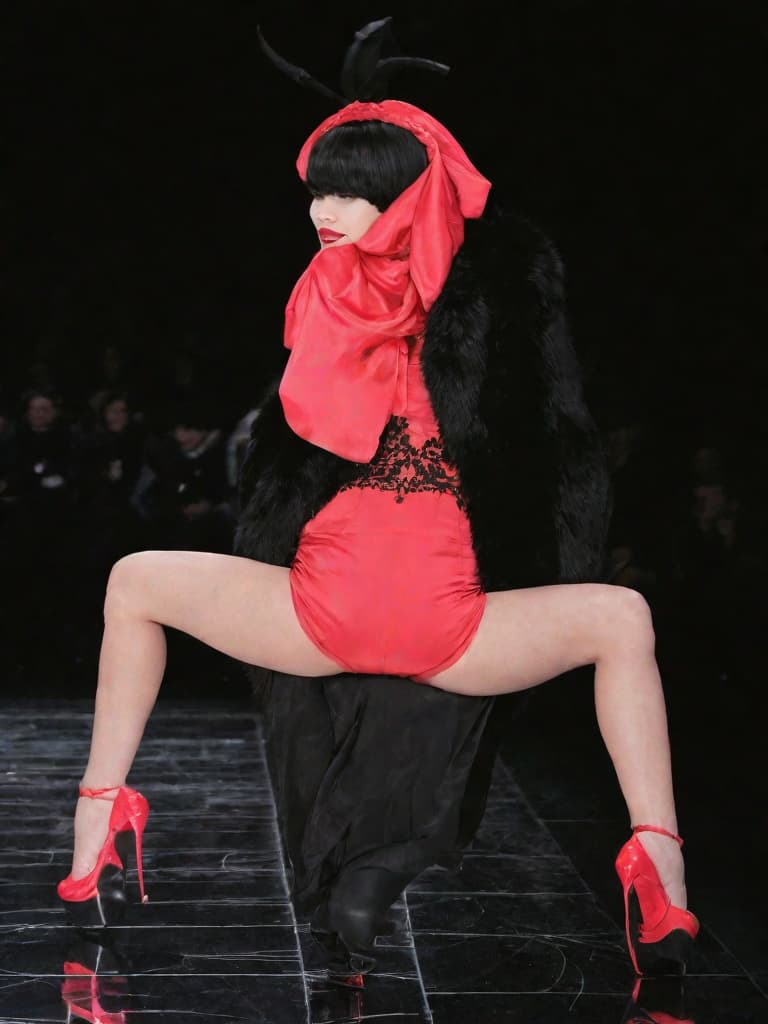  McQueen FW09 style, 1, , (solo, rating:, , :1.4), earrings, black hair, jewelry, boots, long hair, s, ,smile, hairband, lips, uncensored, photorealistic, grin, realistic, mole, looking at viewer, s, parted lips, blue hair, standing, hoop earrings, grey eyes, hair pulled back, makeup, legs, brown eyes, presenting, hand on , flat , mole under eye, , nail polish, indoors, hair, brown footwear, beautiful face, lipstick, clitoris, large pink , score 9, score 8 up, score 7 up,score 6 up, Wednesday Addams, flirty, flat , big s, rings, muscled, legs together, stockings, boots, lying on back, , juices, puffy , dramatic lighting, heart sh