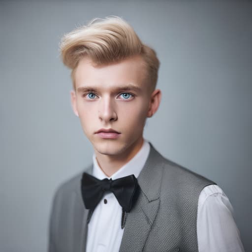 portrait+ style czech homosexual twink blonde very cute dude face