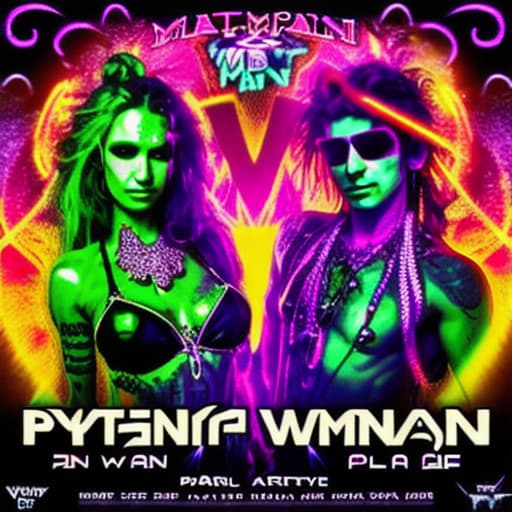  party psytrance man and woman