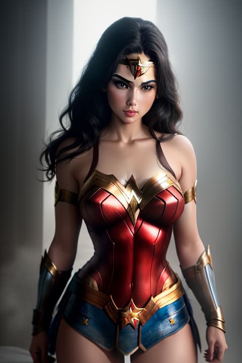  wonder woman,, lactating, in, 1girl,, detailed eyes, hyperrealistic, full body, highly detailed, cinematic lighting, intricate, sharp focus, f/1. 8, 85mm, (centered image composition), (professionally color graded), ((bright soft diffused light)), volumetric fog, trending on instagram, HDR 4K, 8K