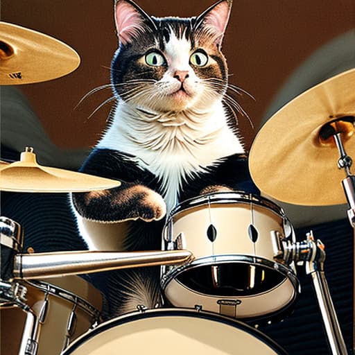  Cat Drummer