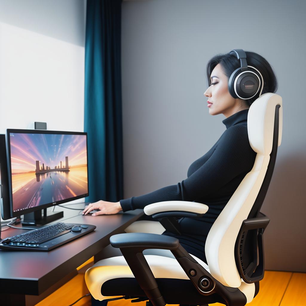  raccoon sitting in gaming chair front a computer on desktop, ((semi anthropomorphic)),(full body), tail, belly, sitting, fat, (chubby), (((white background))), solo, desktop, gaming chair, side view,  [[[clothes]]] hyperrealistic, full body, detailed clothing, highly detailed, cinematic lighting, stunningly beautiful, intricate, sharp focus, f/1. 8, 85mm, (centered image composition), (professionally color graded), ((bright soft diffused light)), volumetric fog, trending on instagram, trending on tumblr, HDR 4K, 8K