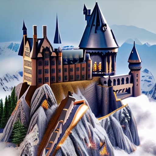 wa-vy style Hogwarts hyperrealistic, full body, detailed clothing, highly detailed, cinematic lighting, stunningly beautiful, intricate, sharp focus, f/1. 8, 85mm, (centered image composition), (professionally color graded), ((bright soft diffused light)), volumetric fog, trending on instagram, trending on tumblr, HDR 4K, 8K