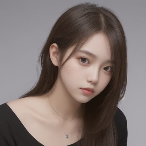  girl, best quality, solo, headshot, simple background