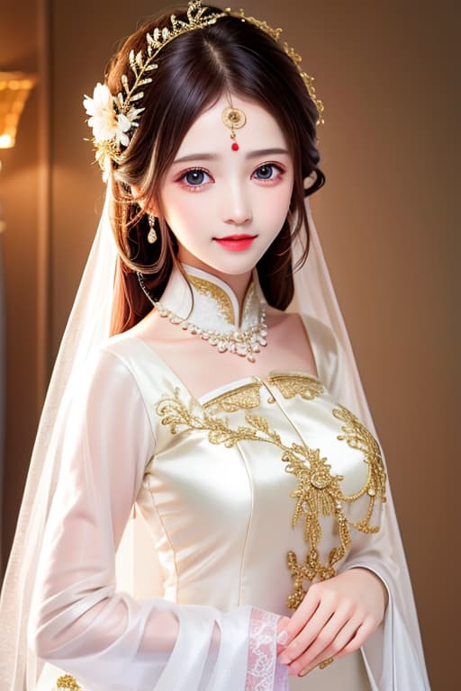  (:1.4), :1.4 , bride in , masterpiece, (detailed face), (detailed clothes), f/1.4, ISO 200, 1/160s, 4K, unedited, symmetrical balance, in-frame, masterpiece, perfect lighting, (beautiful face), (detailed face), (detailed clothes), 1 , (woman), 4K, ultrarealistic, unedited, symmetrical balance, in-frame