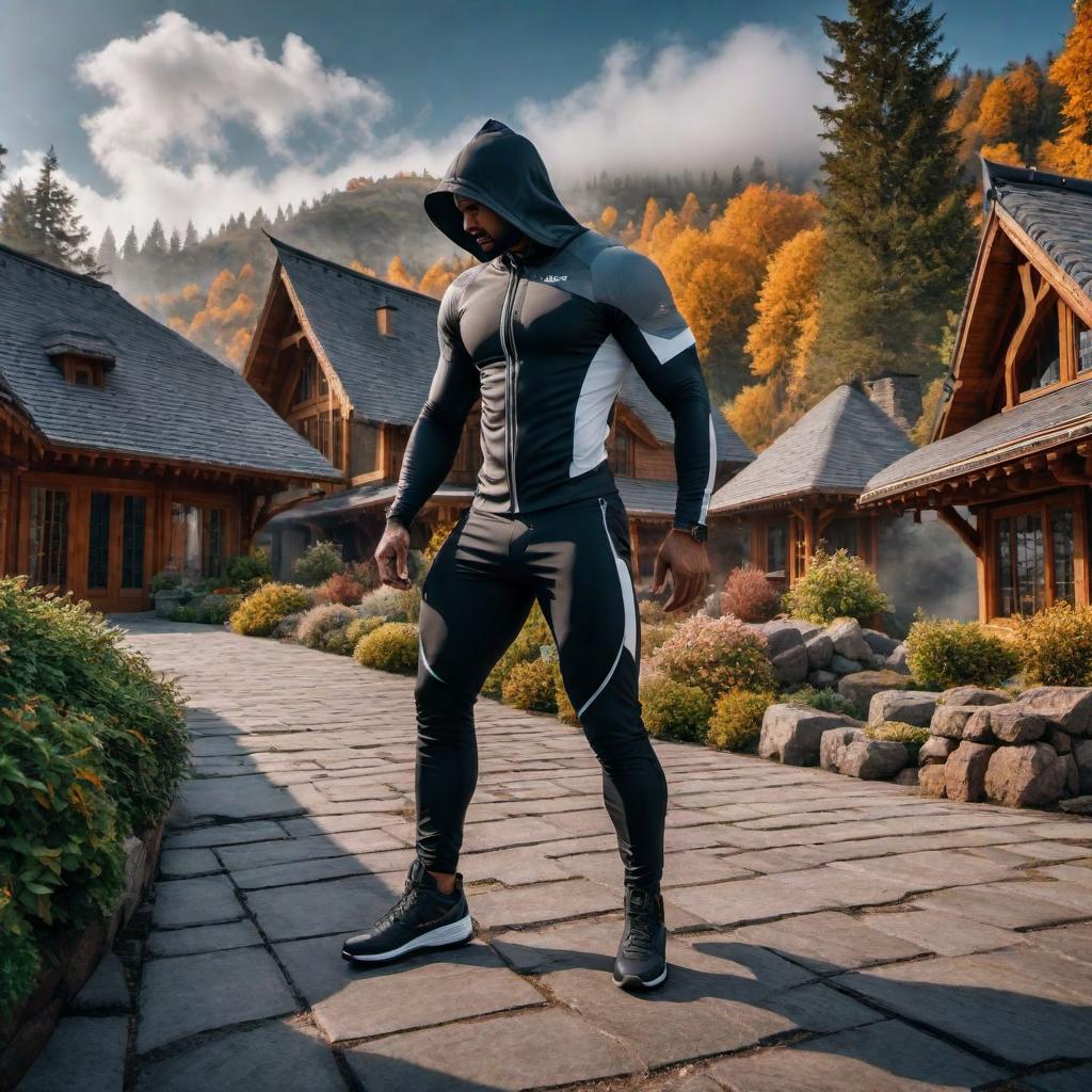  Peak Roofing hyperrealistic, full body, detailed clothing, highly detailed, cinematic lighting, stunningly beautiful, intricate, sharp focus, f/1. 8, 85mm, (centered image composition), (professionally color graded), ((bright soft diffused light)), volumetric fog, trending on instagram, trending on tumblr, HDR 4K, 8K