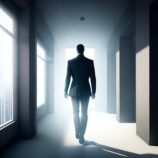  A man walks down a long dark corridor with a red light at the end of it, and many different hands come out of the walls and reach for the man. hyperrealistic, full body, detailed clothing, highly detailed, cinematic lighting, stunningly beautiful, intricate, sharp focus, f/1. 8, 85mm, (centered image composition), (professionally color graded), ((bright soft diffused light)), volumetric fog, trending on instagram, trending on tumblr, HDR 4K, 8K