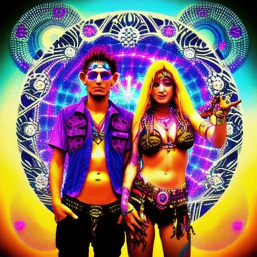  psytrance man and woman