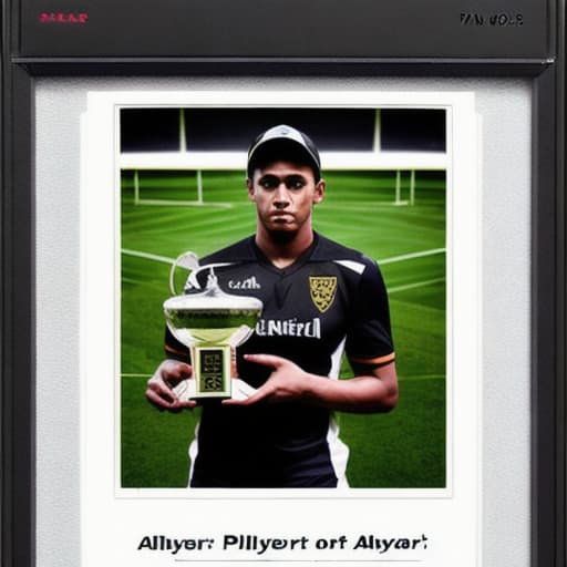  a photo award that say player of the year