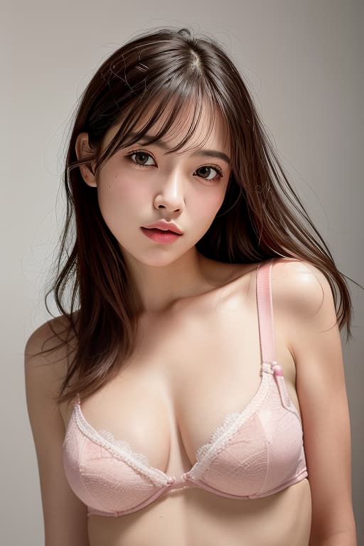  Pink bra, (Masterpiece, BestQuality:1.3), (ultra detailed:1.2), (hyperrealistic:1.3), (RAW photo:1.2),High detail RAW color photo, professional photograph, (Photorealistic:1.4), (realistic:1.4), ,professional lighting, (japanese), beautiful face, (realistic face)