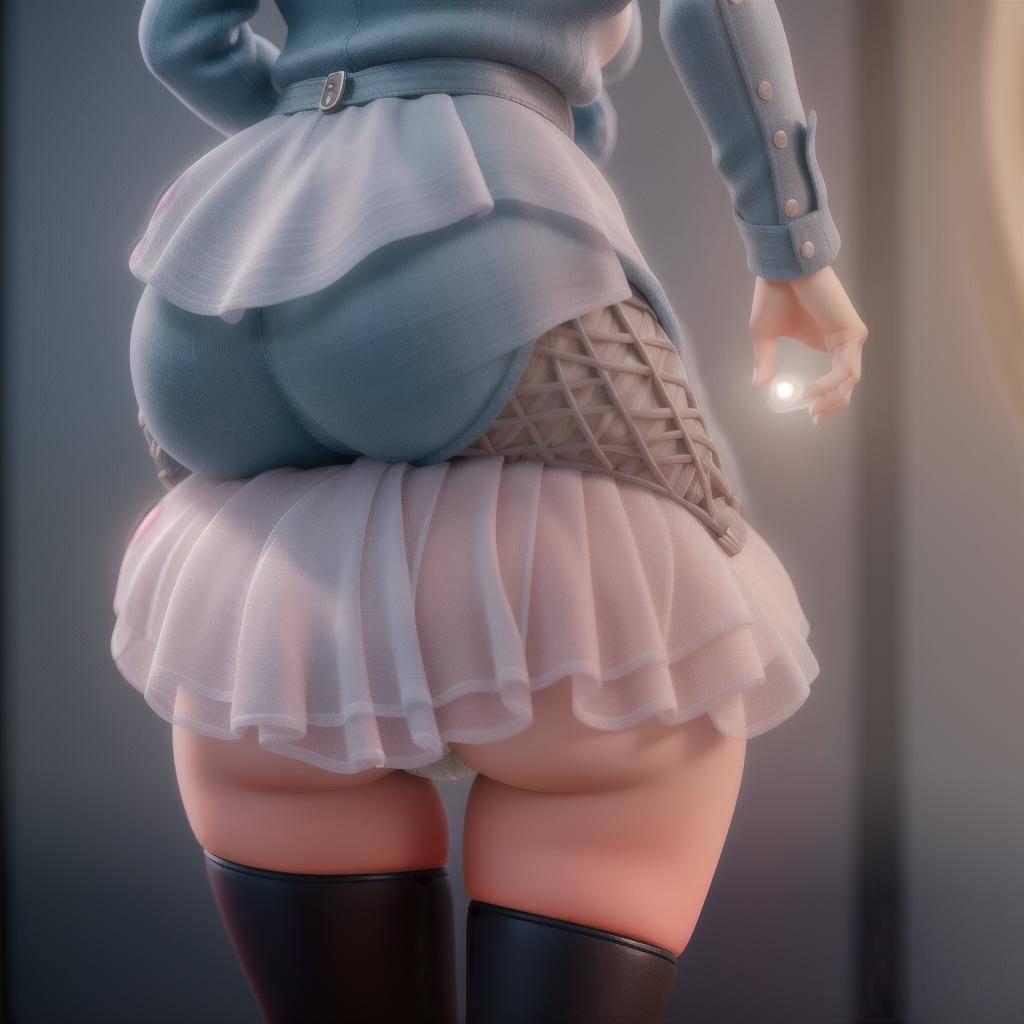  Woman butt hyperrealistic, full body, detailed clothing, highly detailed, cinematic lighting, stunningly beautiful, intricate, sharp focus, f/1. 8, 85mm, (centered image composition), (professionally color graded), ((bright soft diffused light)), volumetric fog, trending on instagram, trending on tumblr, HDR 4K, 8K