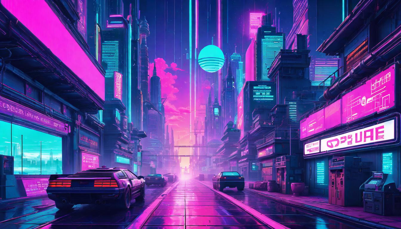  vaporwave,cyberpunk game style Energy signature, key to realms, unlocking doors, inaccessible experiences, celestial gates, cosmic pathwayseon, dystopian, futuristic, digital, vibrant, detailed, high contrast, reminiscent of cyberpunk genre video games,retro aesthetic, cyberpunk, vibrant, neon colors, vintage 80s and 90s style, highly detailed