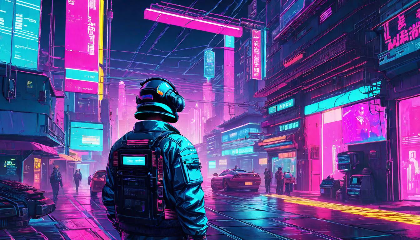  vaporwave,cyberpunk game style Generous, radiant outpouring of wisdom, open hands, guiding light, illuminating paths, gathered community, warm gloweon, dystopian, futuristic, digital, vibrant, detailed, high contrast, reminiscent of cyberpunk genre video games,retro aesthetic, cyberpunk, vibrant, neon colors, vintage 80s and 90s style, highly detailed