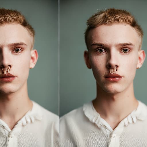 portrait+ style czech homosexual queer twink blonde very cute dude face