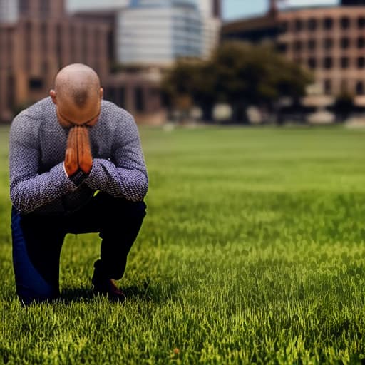 lnkdn photography man praying on field