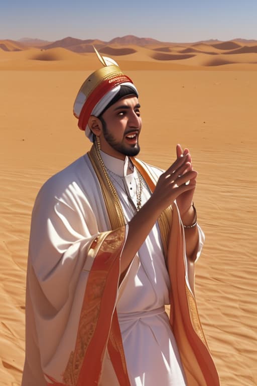  Sultan singing in the desert