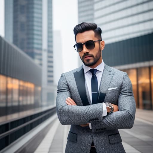  (business man with crossed arms), photorealistic, highly detailed, 4k, high quality hyperrealistic, full body, detailed clothing, highly detailed, cinematic lighting, stunningly beautiful, intricate, sharp focus, f/1. 8, 85mm, (centered image composition), (professionally color graded), ((bright soft diffused light)), volumetric fog, trending on instagram, trending on tumblr, HDR 4K, 8K