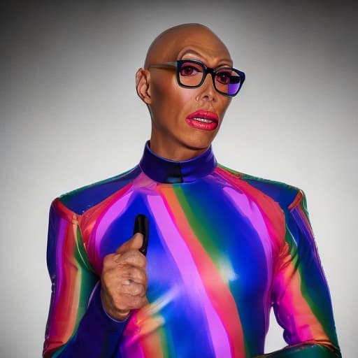 portrait+ style rupaul queer face