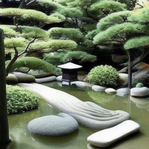  Imagine a super relaxing zen garden