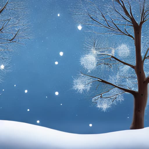  Natale, Babbo Natale, albero di Natale, candele, regali, neve, molto bello e dettagliato, sfondo bianco