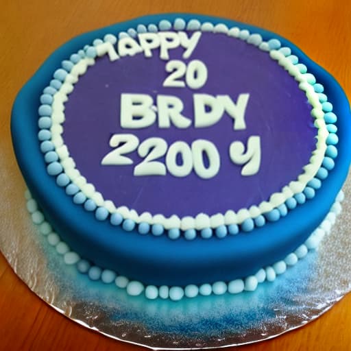  Cake of birthday 20years