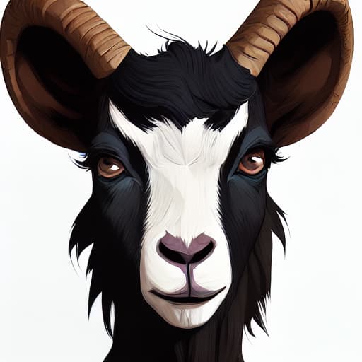 arcane style American traditional goat