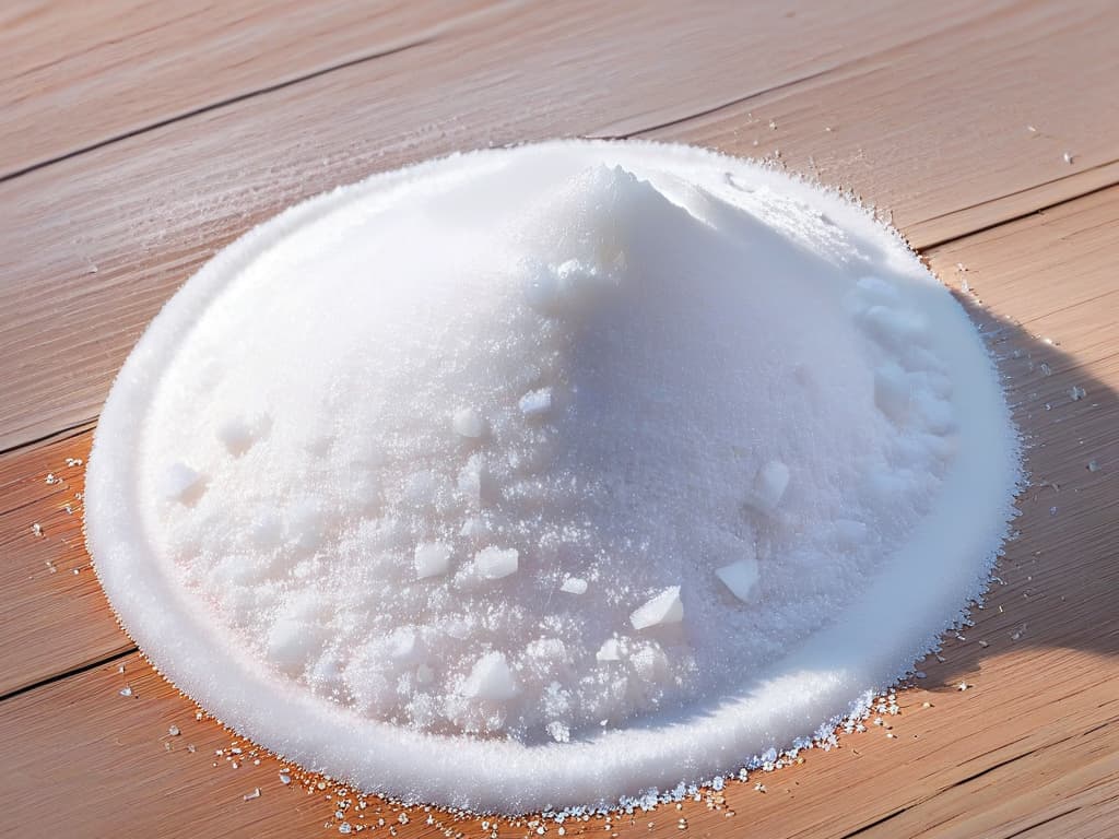  A highresolution closeup image of two contrasting piles of salt grains side by side, one consisting of coarse, uneven sea salt crystals with a slightly pink hue, the other showcasing finely ground, pure white refined salt. The grains are meticulously arranged, highlighting their distinct textures and colors, set against a clean, minimalist background to emphasize the visual impact. This image conveys the essence of the article, showcasing the stark difference between sea salt and refined salt, perfectly complementing the informative and professional tone of the content. hyperrealistic, full body, detailed clothing, highly detailed, cinematic lighting, stunningly beautiful, intricate, sharp focus, f/1. 8, 85mm, (centered image composition), (professionally color graded), ((bright soft diffused light)), volumetric fog, trending on instagram, trending on tumblr, HDR 4K, 8K