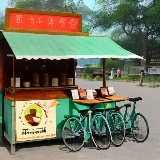  tea stall with unique logo