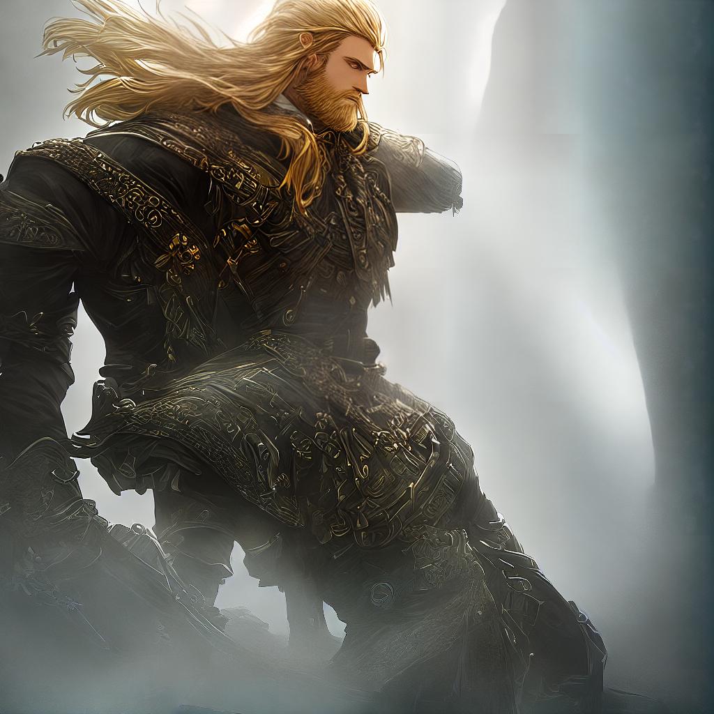  ((masterpiece)),(((best quality))), 8k, high detailed, ultra-detailed. A blonde young man with a beard resembling a Viking from 2023, with short hair hyperrealistic, full body, detailed clothing, highly detailed, cinematic lighting, stunningly beautiful, intricate, sharp focus, f/1. 8, 85mm, (centered image composition), (professionally color graded), ((bright soft diffused light)), volumetric fog, trending on instagram, trending on tumblr, HDR 4K, 8K