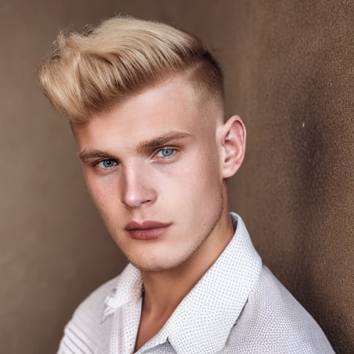 portrait+ style czech homosexual queer twink blonde very cute dude face