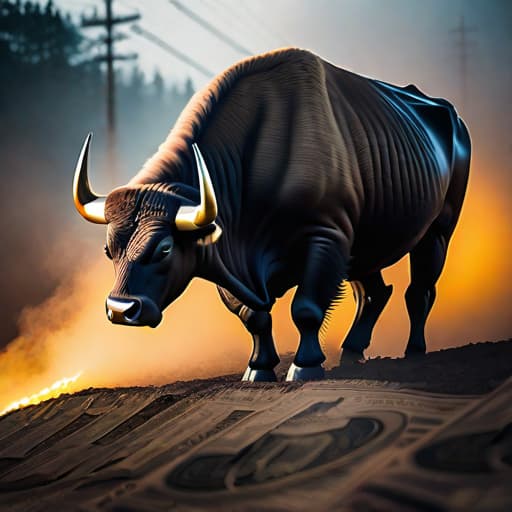  Bitcoin's Bull Flag Sparks $100,000 Speculation Amidst Catalyst Concerns hyperrealistic, full body, detailed clothing, highly detailed, cinematic lighting, stunningly beautiful, intricate, sharp focus, f/1. 8, 85mm, (centered image composition), (professionally color graded), ((bright soft diffused light)), volumetric fog, trending on instagram, trending on tumblr, HDR 4K, 8K