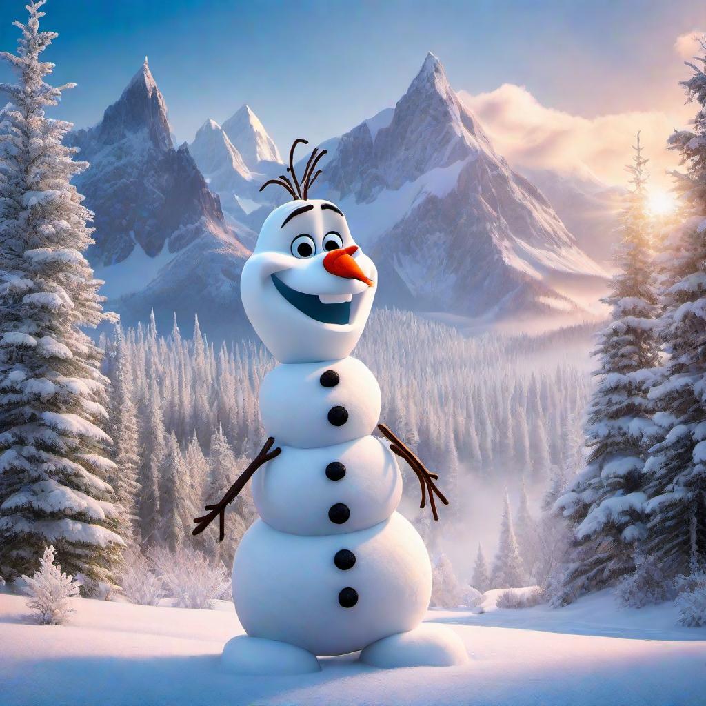  /hiresai Olaf the snowman from from the movie Frozen. Toothless is standing next to him smiling hyperrealistic, full body, detailed clothing, highly detailed, cinematic lighting, stunningly beautiful, intricate, sharp focus, f/1. 8, 85mm, (centered image composition), (professionally color graded), ((bright soft diffused light)), volumetric fog, trending on instagram, trending on tumblr, HDR 4K, 8K