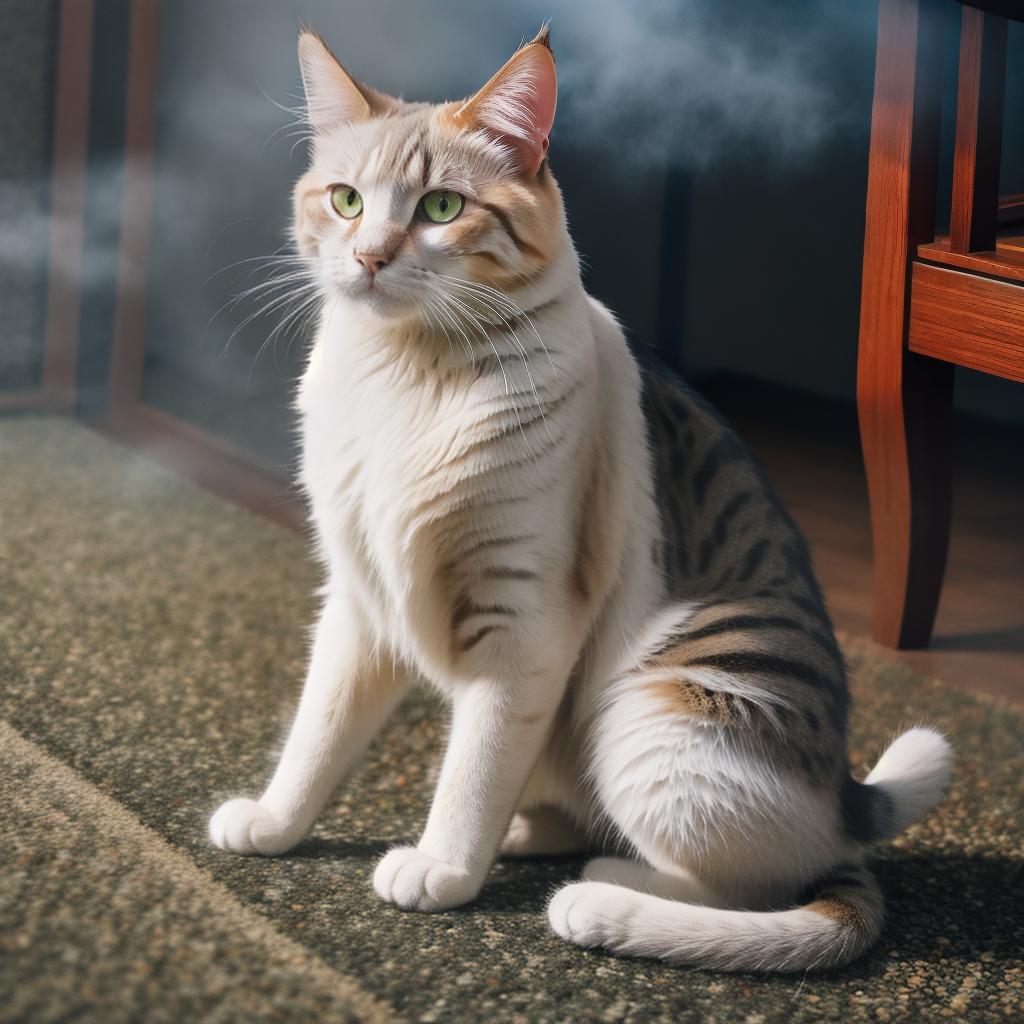  @PB_ImgGenBot Cat hyperrealistic, full body, detailed clothing, highly detailed, cinematic lighting, stunningly beautiful, intricate, sharp focus, f/1. 8, 85mm, (centered image composition), (professionally color graded), ((bright soft diffused light)), volumetric fog, trending on instagram, trending on tumblr, HDR 4K, 8K