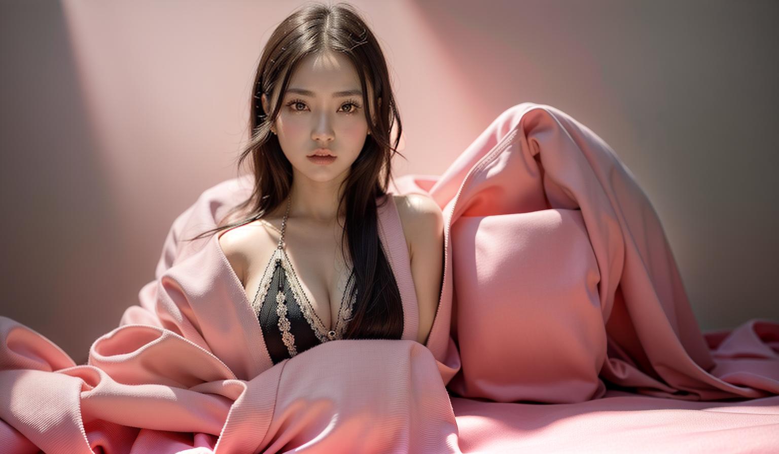  pink, (Masterpiece, BestQuality:1.3), (ultra detailed:1.2), (hyperrealistic:1.3), (RAW photo:1.2),High detail RAW color photo, professional photograph, (Photorealistic:1.4), (realistic:1.4), ,professional lighting, (japanese), beautiful face, (realistic face)