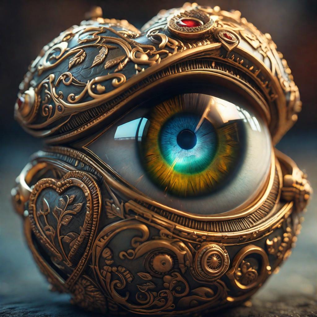  giant eyeball giant heart hyperrealistic, full body, detailed clothing, highly detailed, cinematic lighting, stunningly beautiful, intricate, sharp focus, f/1. 8, 85mm, (centered image composition), (professionally color graded), ((bright soft diffused light)), volumetric fog, trending on instagram, trending on tumblr, HDR 4K, 8K