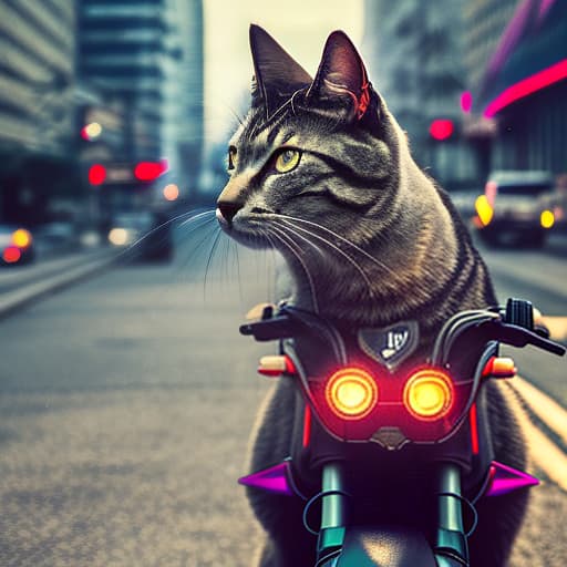 nvinkpunk Realistic image of a cat wearing headphones and reading glasses while riding a bus. hyperrealistic, full body, detailed clothing, highly detailed, cinematic lighting, stunningly beautiful, intricate, sharp focus, f/1. 8, 85mm, (centered image composition), (professionally color graded), ((bright soft diffused light)), volumetric fog, trending on instagram, trending on tumblr, HDR 4K, 8K