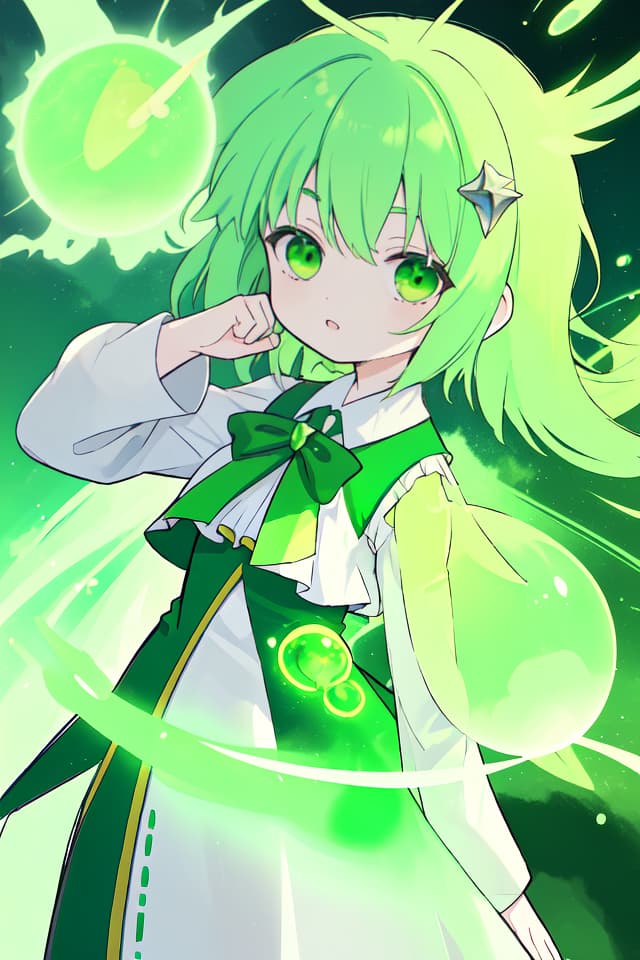  Green hair character Dream aura