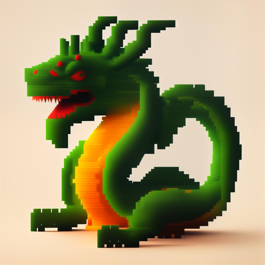 wa-vy style IconsMi Masterpiece, best quality, best quality, masterpiece, 8k resolution, realistic, highly detailed, fire dragon 