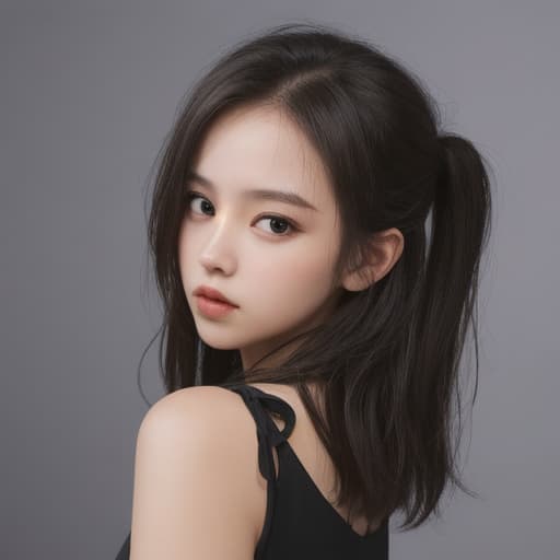  girl, best quality, solo, headshot, simple background