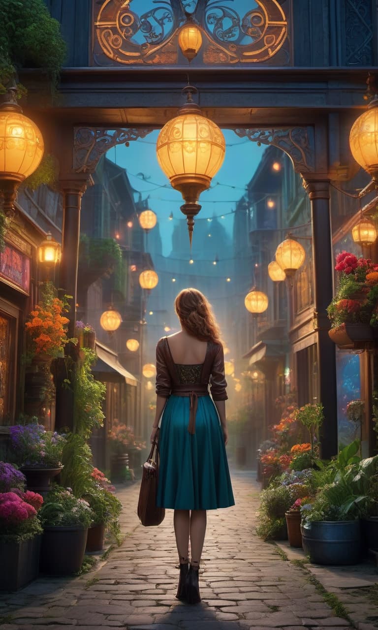  cinematic photo (CG Society award winning artwork, digital painting:1.3), whimsical and fantastical design, set against a street art inspired background, landscape, winks, and grins, playful and inviting atmosphere, bright and colorful palette, magical lights illuminating the scene, capturing the essence of a fantasy wonderland., shutterstock contest winner, environmental art, detailed painting, matte paint, mattepaint, semi realism, masterpiece, environment, concept Art . 35mm photograph, film, bokeh, professional, 4k, highly detailed hyperrealistic, full body, detailed clothing, highly detailed, cinematic lighting, stunningly beautiful, intricate, sharp focus, f/1. 8, 85mm, (centered image composition), (professionally color graded), ((bright soft diffused light)), volumetric fog, trending on instagram, trending on tumblr, HDR 4K, 8K