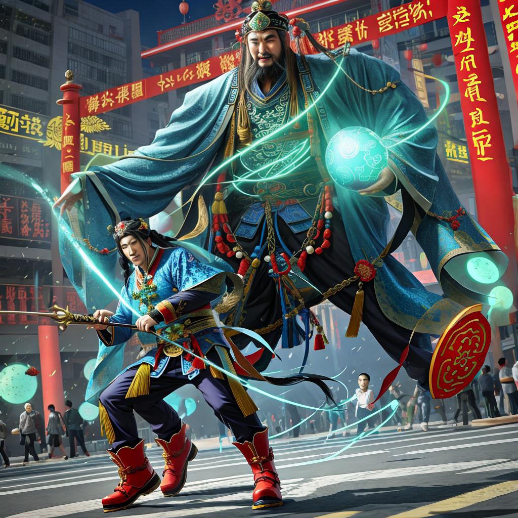  Giant Chinese immortals.