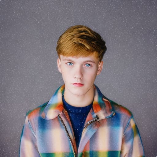 portrait+ style russian homosexual queer twink blonde very cute dude face