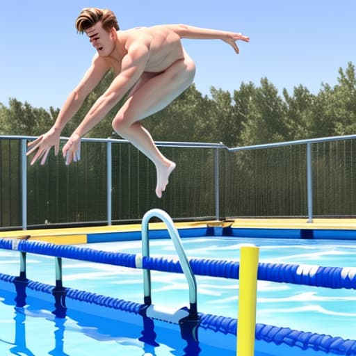  Conner McDavid diving board