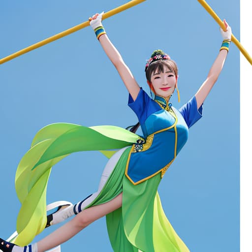  Qin Shihuang pole dancing,