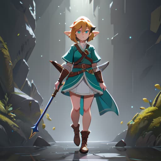  link hyperrealistic, full body, detailed clothing, highly detailed, cinematic lighting, stunningly beautiful, intricate, sharp focus, f/1. 8, 85mm, (centered image composition), (professionally color graded), ((bright soft diffused light)), volumetric fog, trending on instagram, trending on tumblr, HDR 4K, 8K