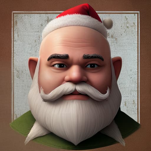  Bald gnome with big white beard