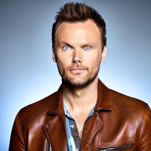 portrait+ style Joel McHale queer face