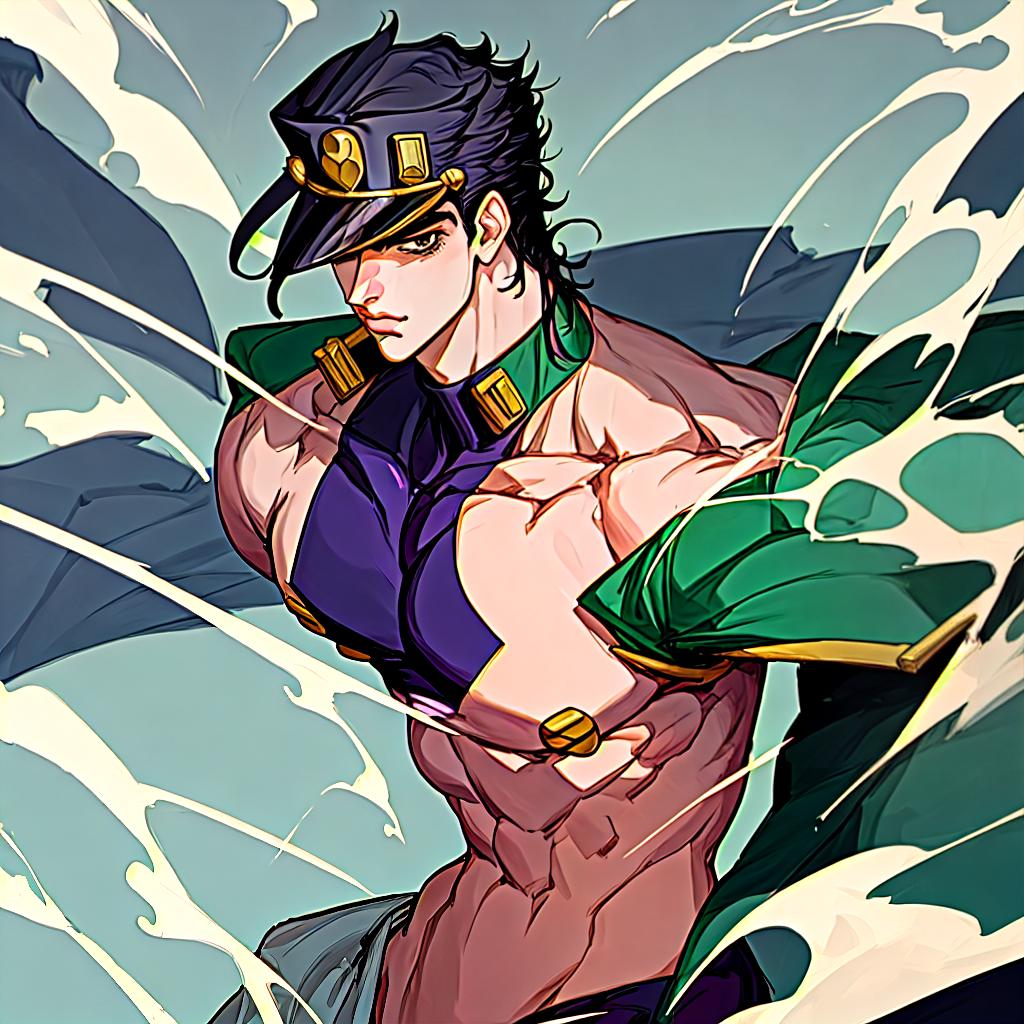  jotaro with no hat