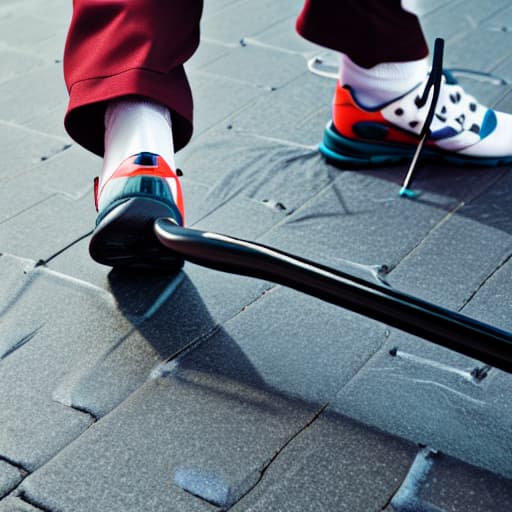  man on crutches with Ankle sprained